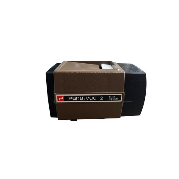 Vintage GAF Pana-Vue 2 Lighted 2x2 Slide Viewer In Original Box - Picture 6 of 8
